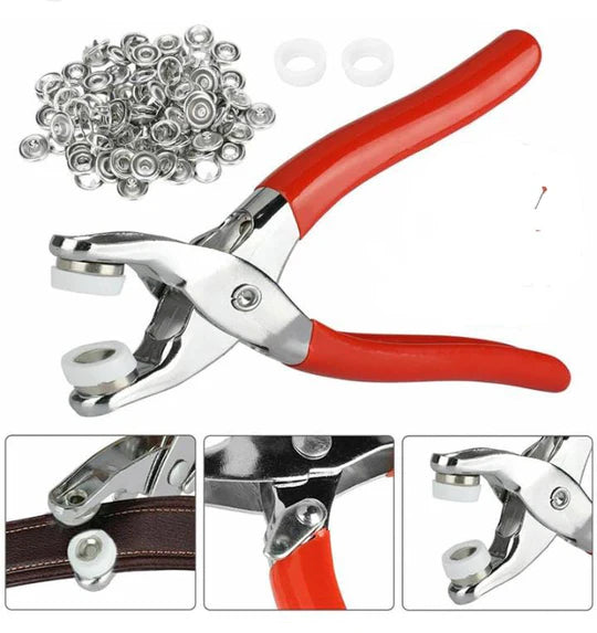 Metal Hand Press Tich Button Machine Metal Good Quality – 50 Pcs Button