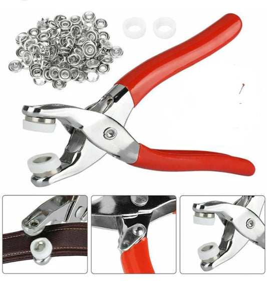 Metal Hand Press Tich Button Machine Metal Good Quality – 50 Pcs Button