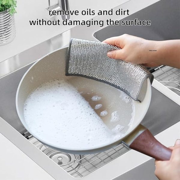 Elastic Food Covers(100) & Dish Rugs Combo (2)