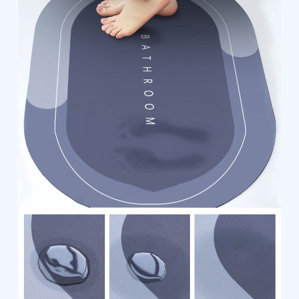 Non-slip Rubber Bath Mat: