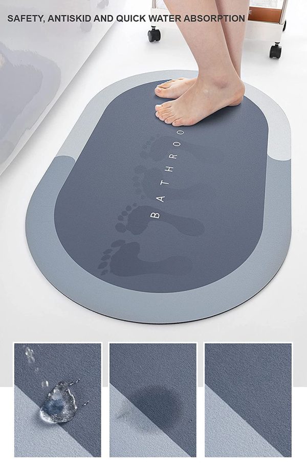 Non-slip Rubber Bath Mat: